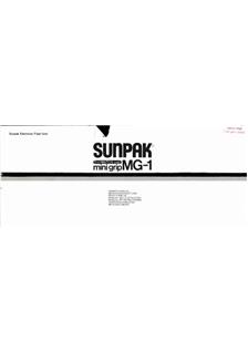 Sunpak 1 MG manual. Camera Instructions.